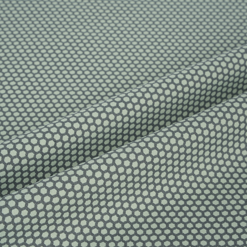 GEHN-4 80% Nylon 20% Spandex Anti-bacterial Cooling Interlock Graphene Printed Fabric