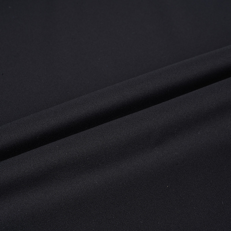 SX211703 77% Polyester 23% Spandex 210GSM Thick Interlock Stretchy  Knit Fabric For Fitness Wear